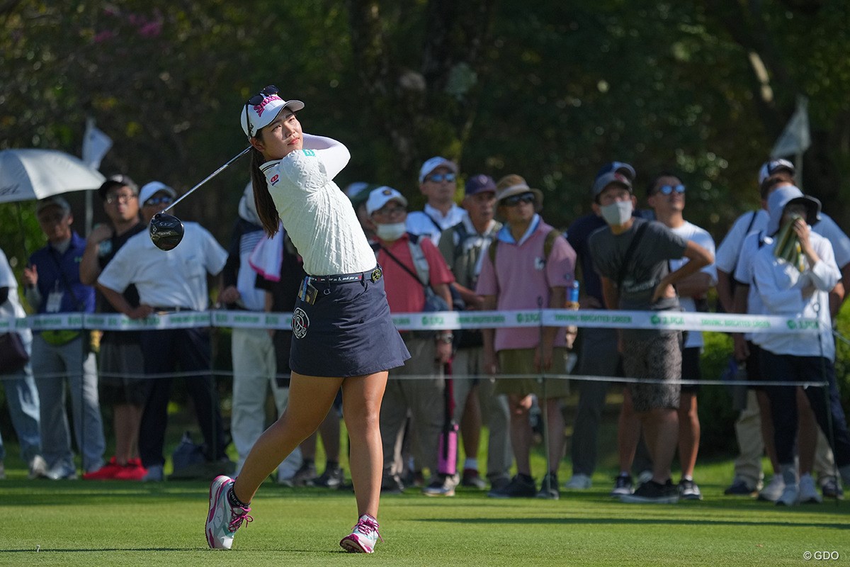 2023年 日本女子プロゴルフ選手権大会コニカミノルタ杯 初日 櫻井心那