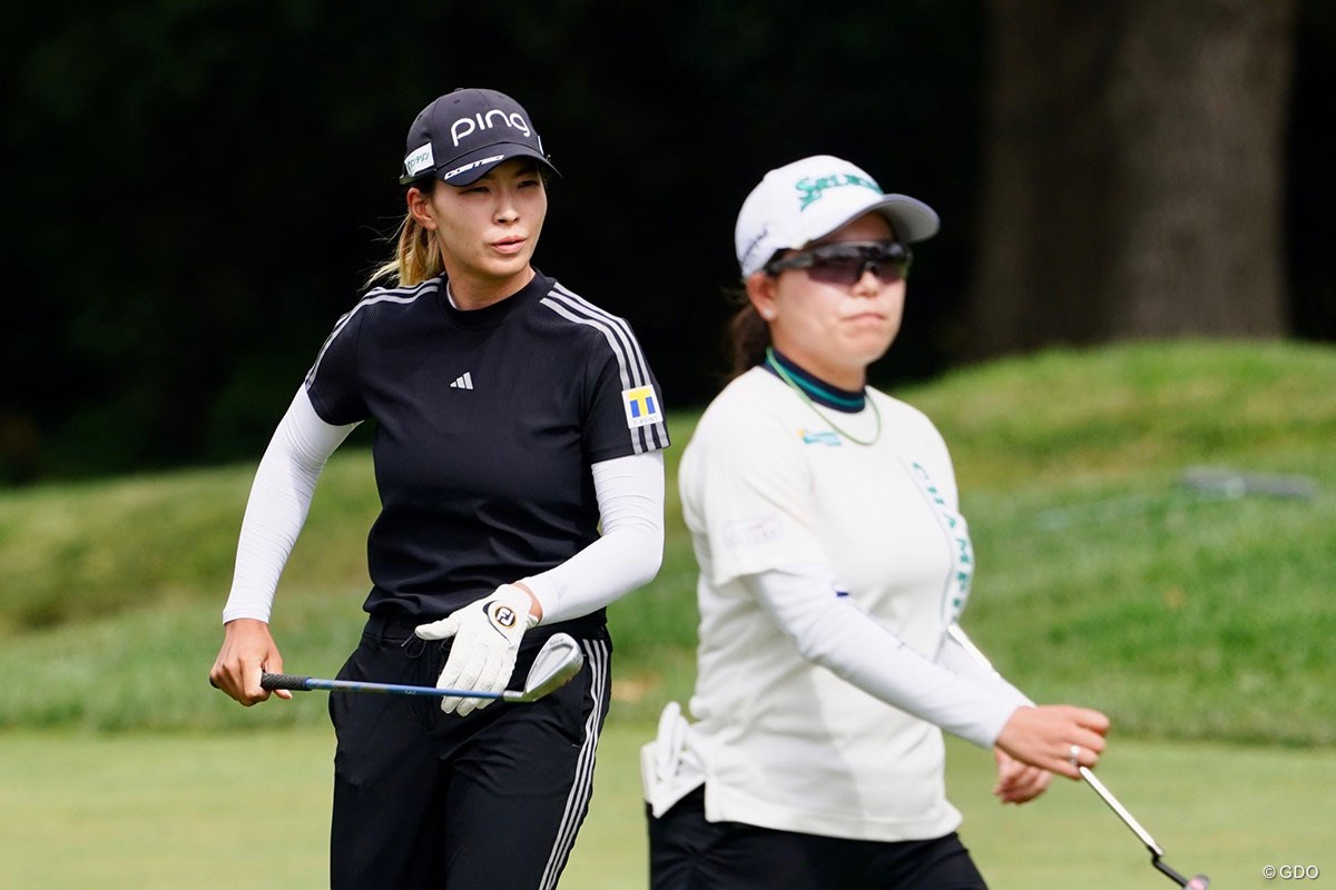 2023年 クローガー・クイーンシティ選手権 初日 渋野日向子 勝みなみ