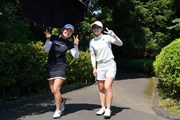 2023年 日本女子プロゴルフ選手権大会コニカミノルタ杯 3日目 山内日菜子 蛭田みな美