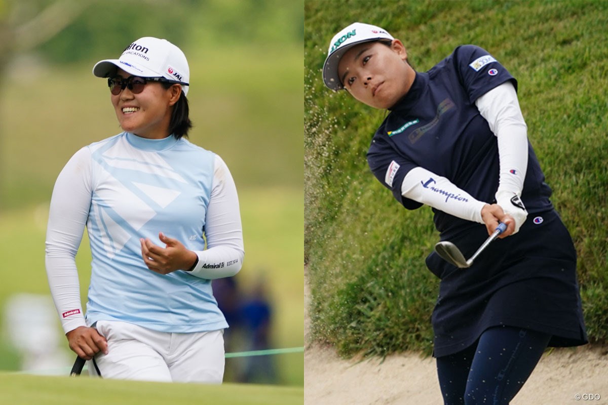2023年 ミヤギテレビ杯ダンロップ女子オープン 事前 畑岡奈紗 勝みなみ