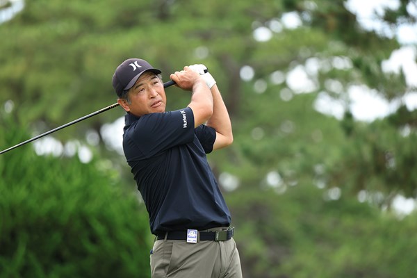 2023年 日本シニアオープンゴルフ選手権 2日目 増田伸洋 増田伸洋が首位に浮上（提供：日本ゴルフ協会）