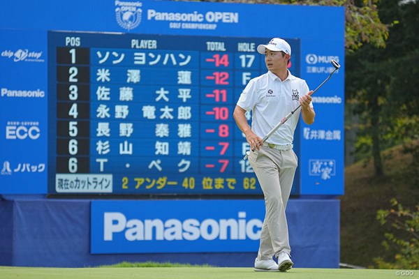 2023年 パナソニックオープンゴルフチャンピオンシップ 2日目 ソン・ヨンハン 単独トップに躍り出ました。