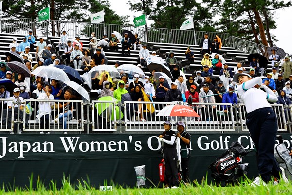 2023年 日本女子オープンゴルフ選手権 初日 山下美夢有 ショットはまだ「ブレがある」と言いつつ、首位と1打差