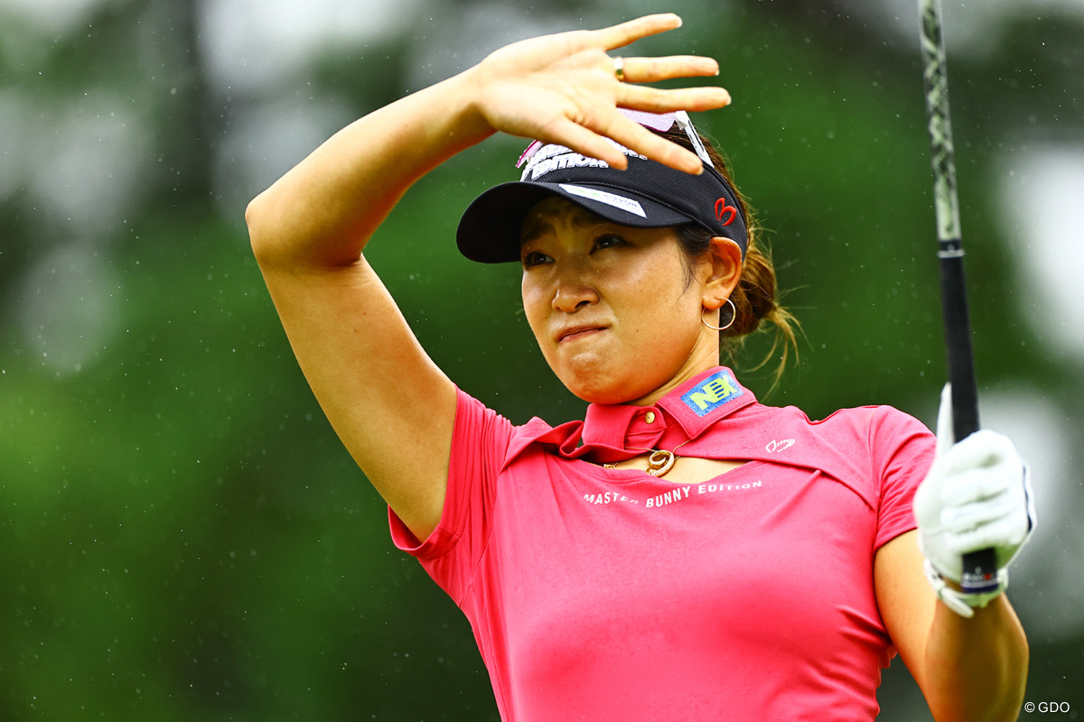 雨が半端ない 2023年 日本女子オープンゴルフ選手権 初日 原英莉花