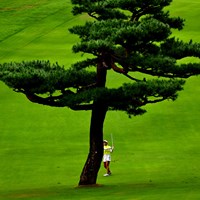 松 2023年 日本女子オープンゴルフ選手権 初日 臼井麗香