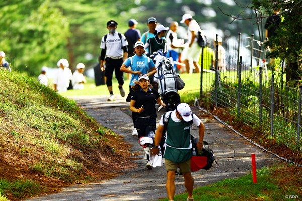 2023年 日本女子オープンゴルフ選手権 2日目 永井花奈 「70」で回って通算5アンダー