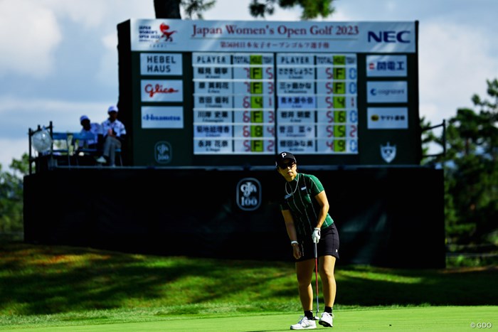 パターが面白いように入る 2023年 日本女子オープンゴルフ選手権 2日目 菊地絵理香