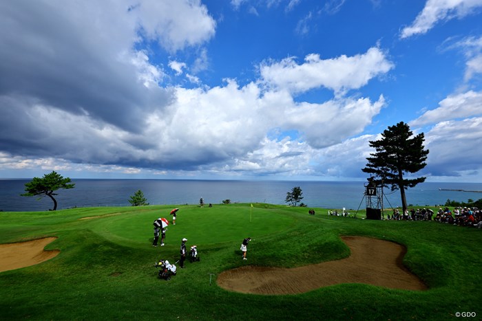 雲がいい感じです 2023年 日本女子オープンゴルフ選手権 2日目 永井花奈
