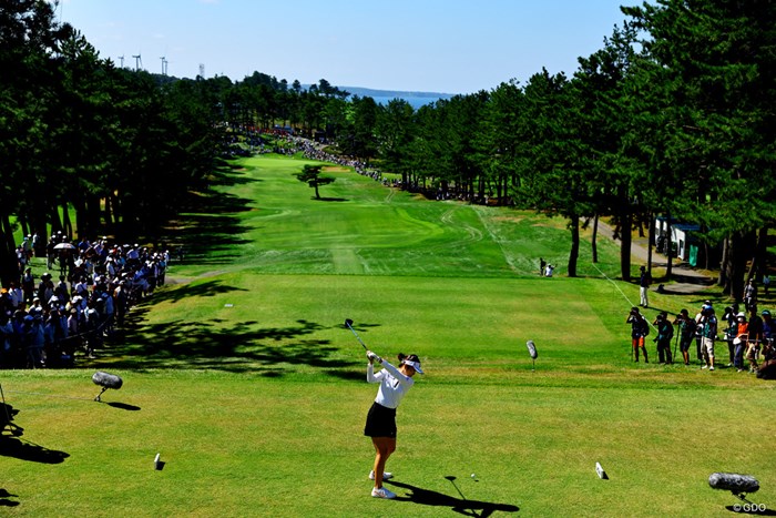 木の並びがきれいです 2023年 日本女子オープンゴルフ選手権 2日目 三ヶ島かな