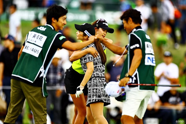 2023年 日本女子オープンゴルフ選手権 3日目 原英莉花 明日も菊地絵理香と2サムで