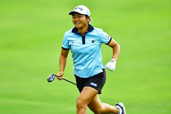 2023年 日本女子オープンゴルフ選手権 3日目 宮澤美咲 全力疾走