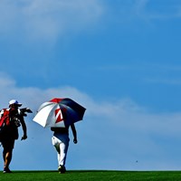 空に向かって 2023年 日本女子オープンゴルフ選手権 3日目 荒木優奈