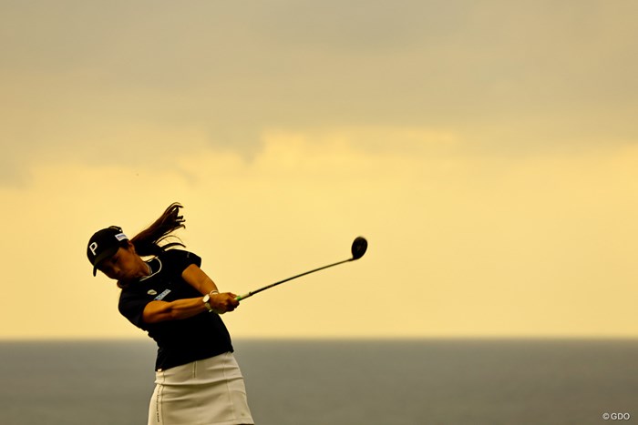 17番ティショット 2023年 日本女子オープンゴルフ選手権 最終日 菊地絵理香