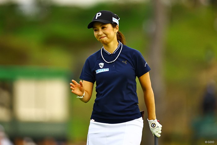 戦いが終わりでこの表情。かっこ良かったです 2023年 日本女子オープンゴルフ選手権 最終日 菊地絵理香