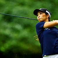 雨に打たれて 2023年 日本女子オープンゴルフ選手権 最終日 菊地絵理香