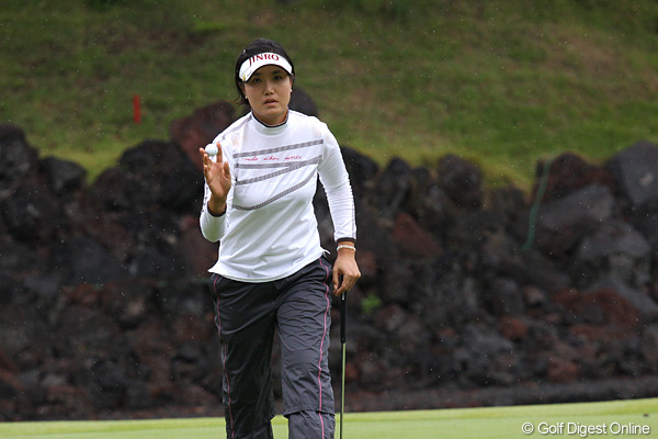 単独首位の全美貞「昨年？2位は良い順位ですから」