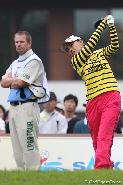 2010年 SANKYOレディースオープン2日目 横峯さくら