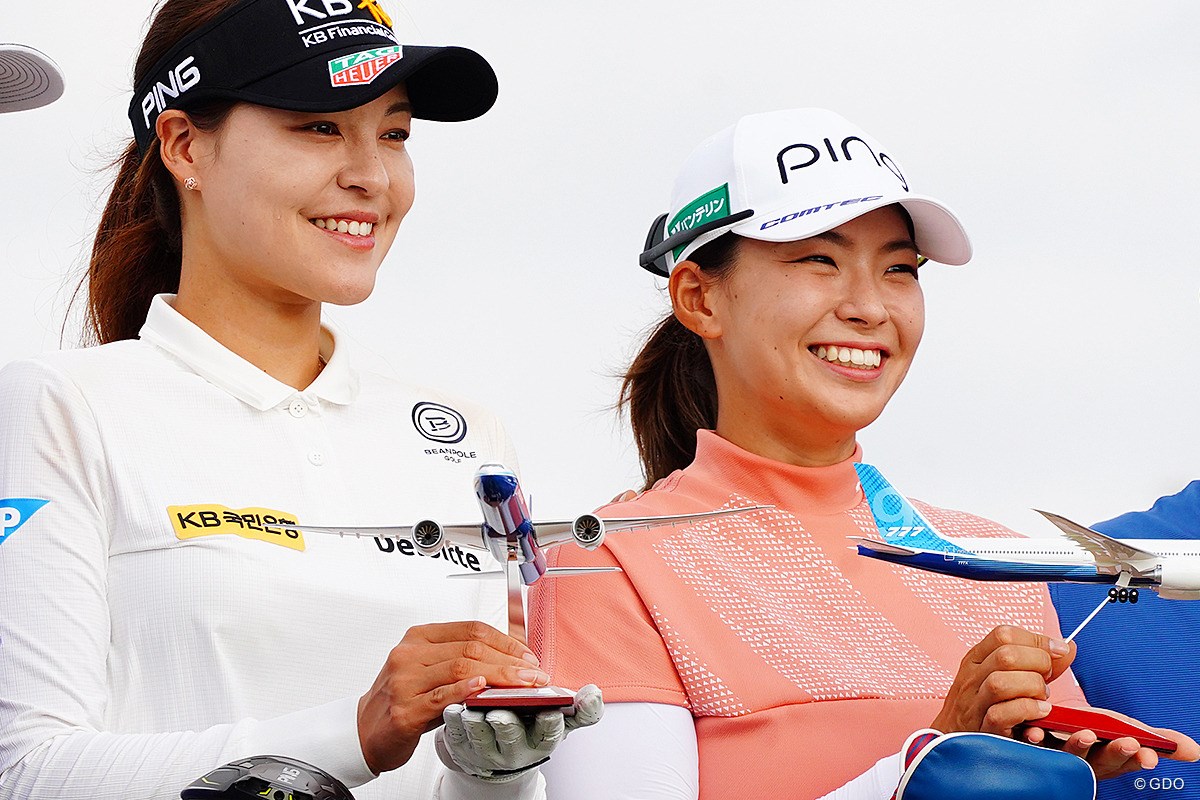 2023年 アセンダントLPGA benefiting ボランティア・オブ・アメリカ 事前 チョン・インジ 渋野日向子