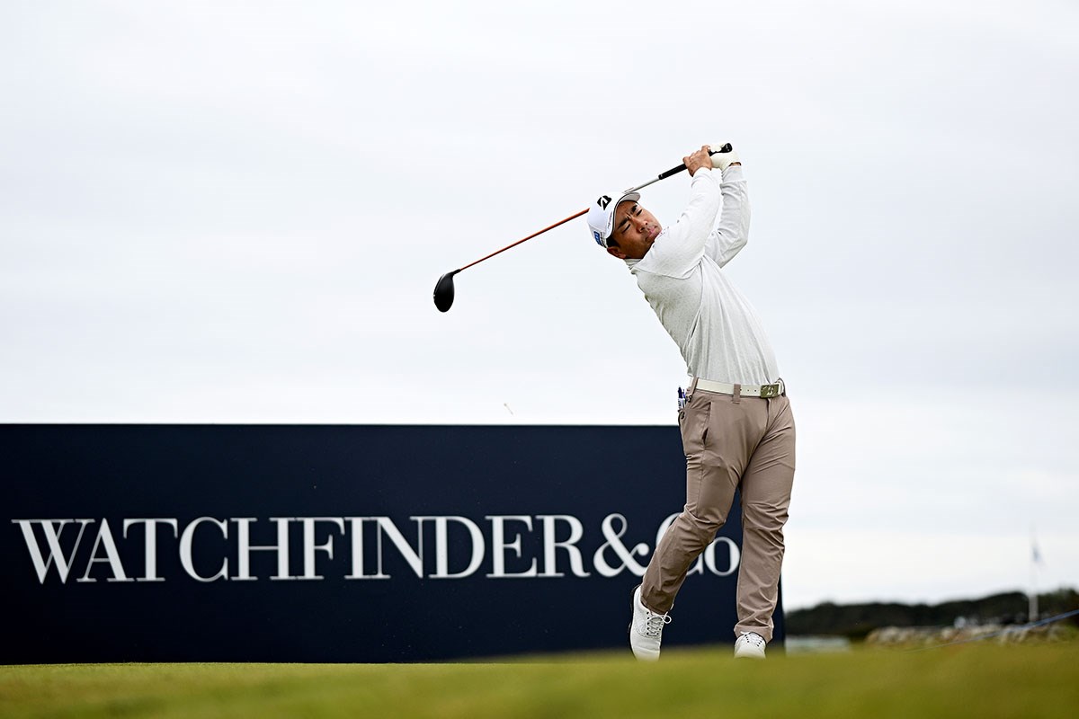 2023年 アルフレッド・ダンヒルリンクス選手権 初日 比嘉一貴