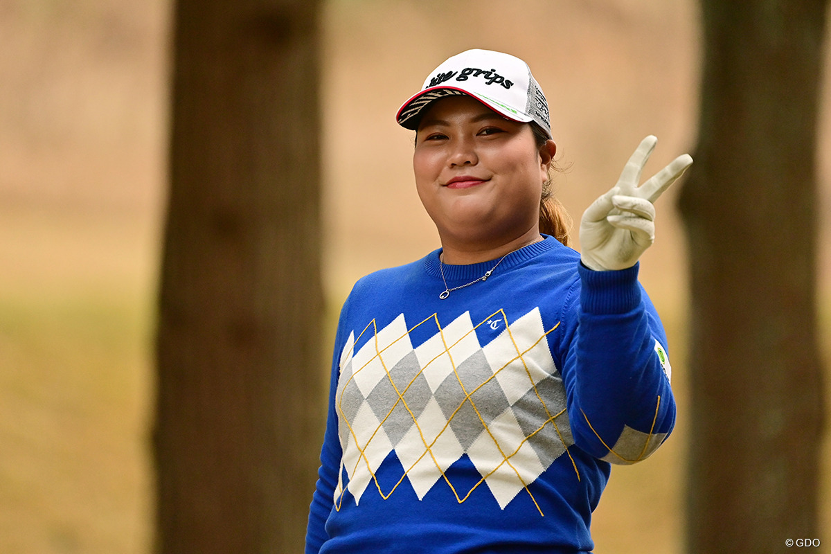 首位を守った石川怜奈。下部3勝目なるか（写真は2020年JLPGA新人戦 加賀電子カップ）