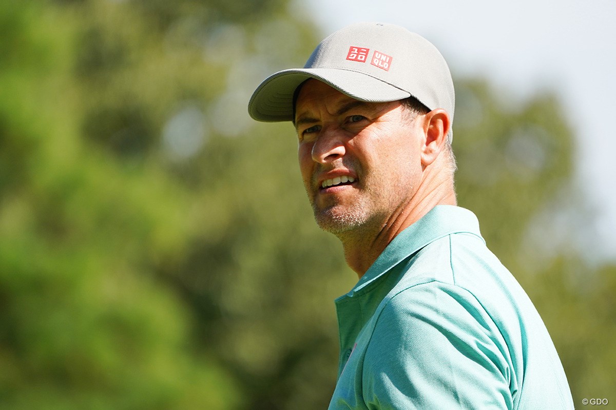 2023年 日本オープンゴルフ選手権競技 事前 アダム・スコット