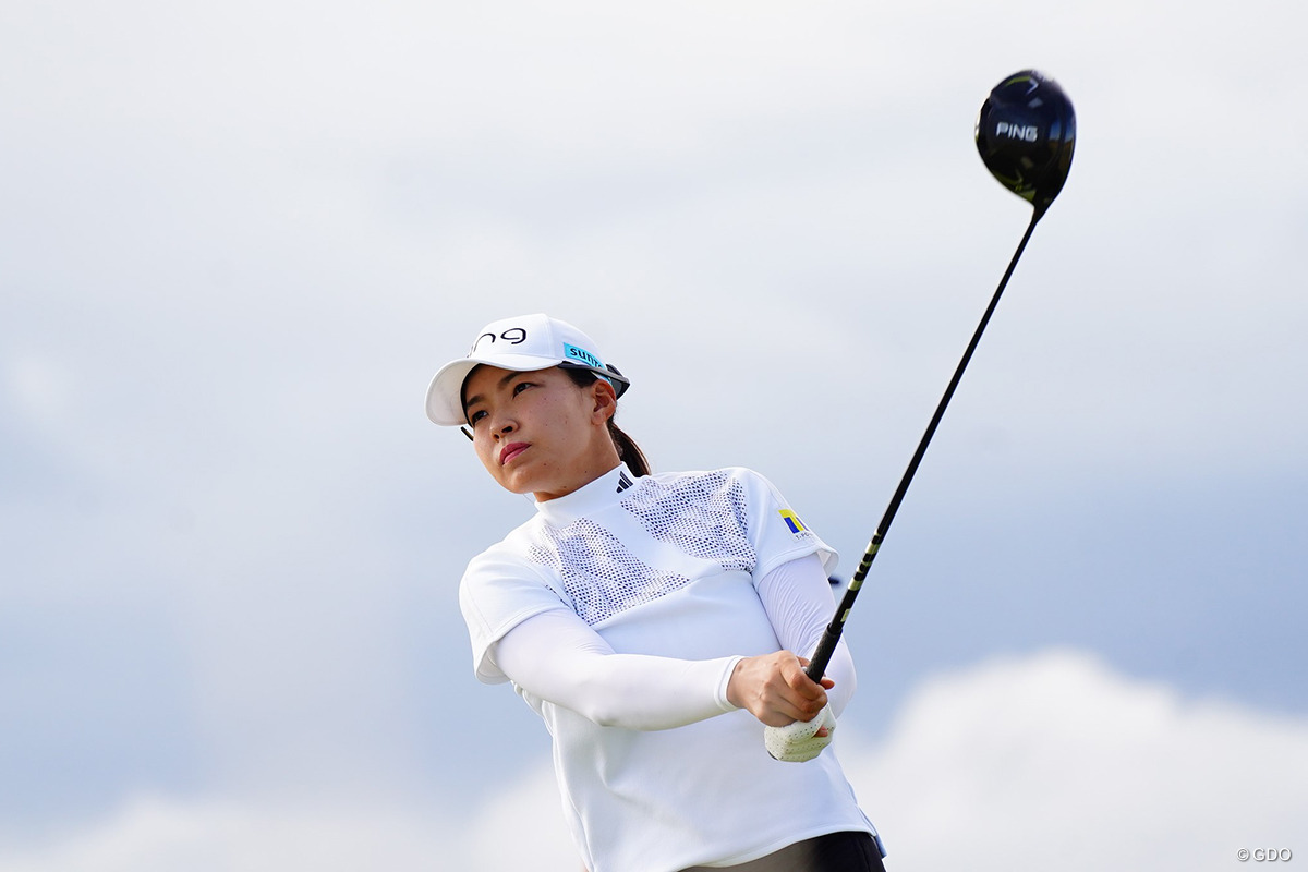 渋野日向子がティオフした※写真は「アセンダントLPGA benefiting ボランティア・オブ・アメリカ」