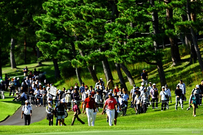 午後の目玉グループ 2023年 日本オープンゴルフ選手権競技 初日 蝉川泰果