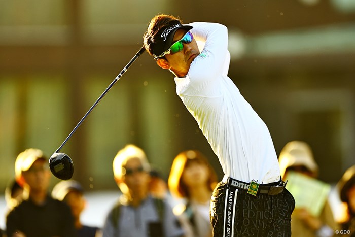 前週上位フィニシュ。好調かと 2023年 日本オープンゴルフ選手権競技 初日 阿久津未来也