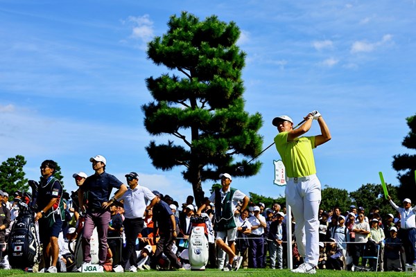 2023年 日本オープンゴルフ選手権競技 2日目 中島啓太 首位タイで決勝ラウンドに進出