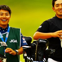 カメラ目線？ 2023年 日本オープンゴルフ選手権競技 2日目 金子駆大
