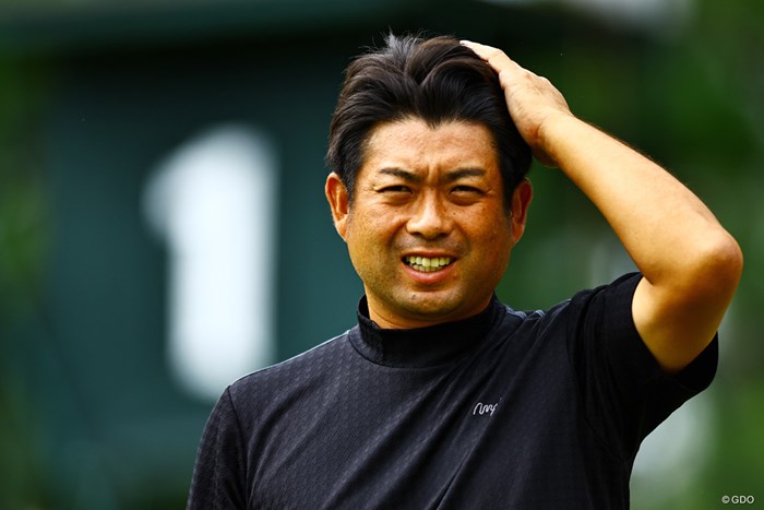 「1」をバックに。好きな数字は「3」だっけ？ 2023年 日本オープンゴルフ選手権競技 3日目 池田勇太