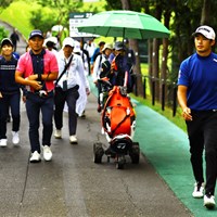 来季を見据えてスイング改良中 2023年 日本オープンゴルフ選手権競技 3日目 片岡尚之