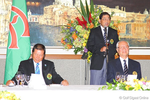 2010年日本オープンゴルフ選手権競技 事前 中嶋常幸、尾崎将司、安西孝之