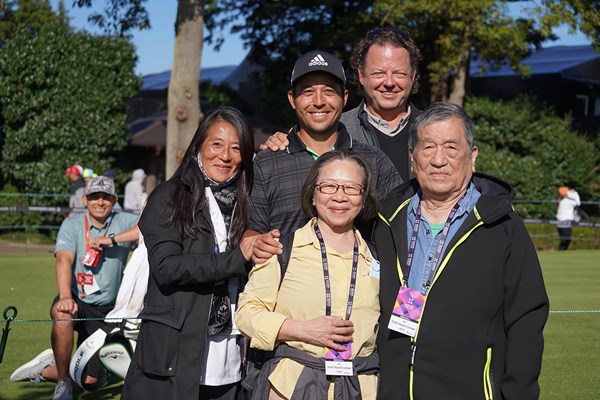 両親と祖父母と一緒に。シャウフェレはことしもZOZOチャンピオンシップへ(PGA TOUR)