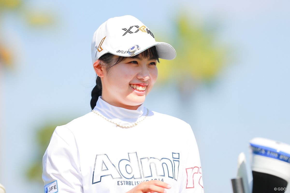 目標以上のスコアに「100点」 尾関彩美悠が今季初Vへ自身初の首位