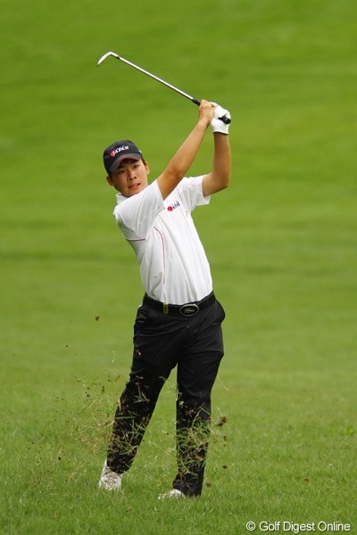 2010年 日本オープンゴルフ選手権競技 初日 川村昌弘 2年連続での予選通過なるか・・・。アマチュアながら1アンダー19位タイは立派ですね。