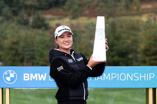 2023年 BMW女子選手権 最終日 ミンジー・リー ミンジー・リーがプレーオフにもつれた韓国開催を制した(Chung Sung-Jun／Getty Images)