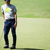 笑顔で練習ラウンド 2023年 アジアパシフィックアマチュアゴルフ選手権 事前 鈴木隆太