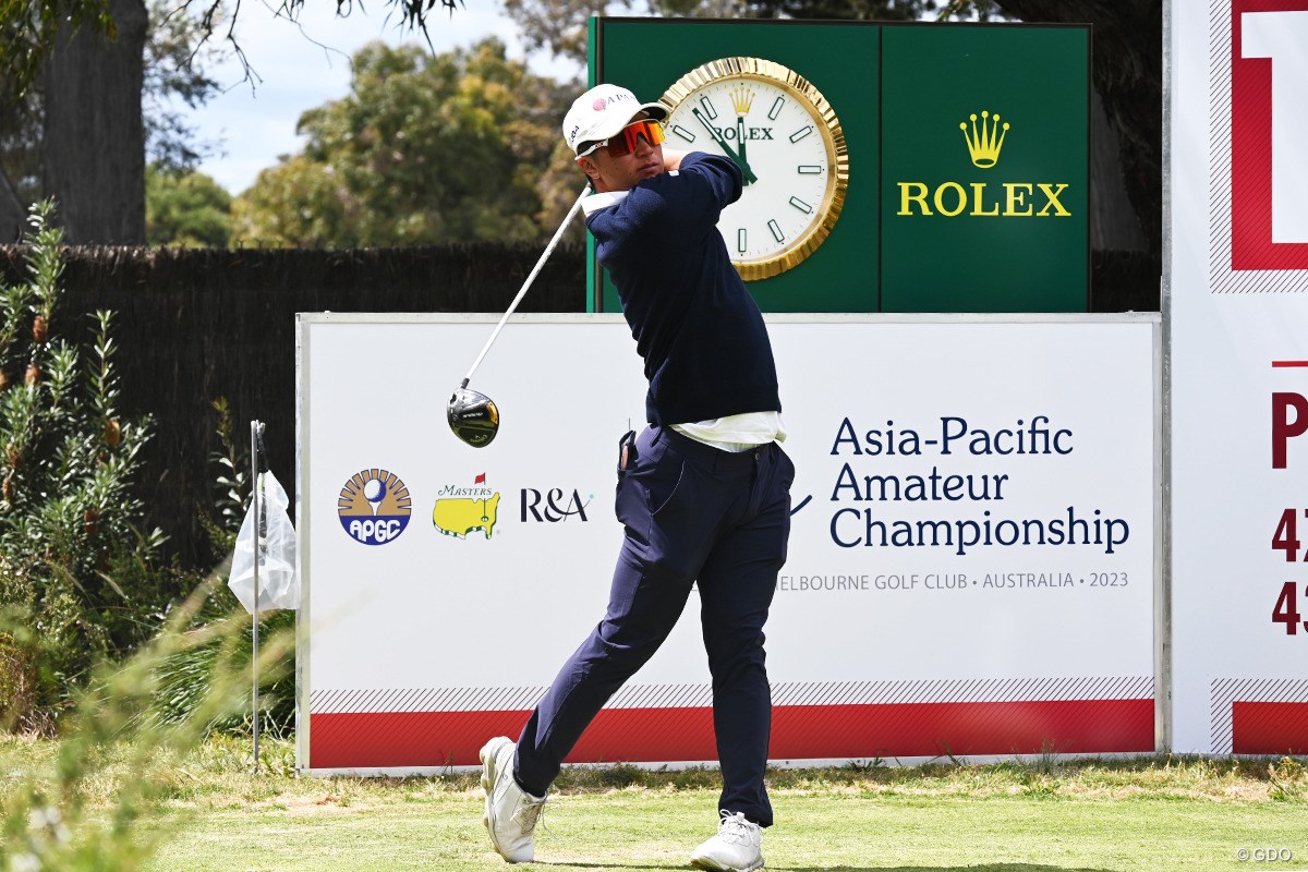 2023年 アジアパシフィックアマチュアゴルフ選手権 事前 杉浦悠太