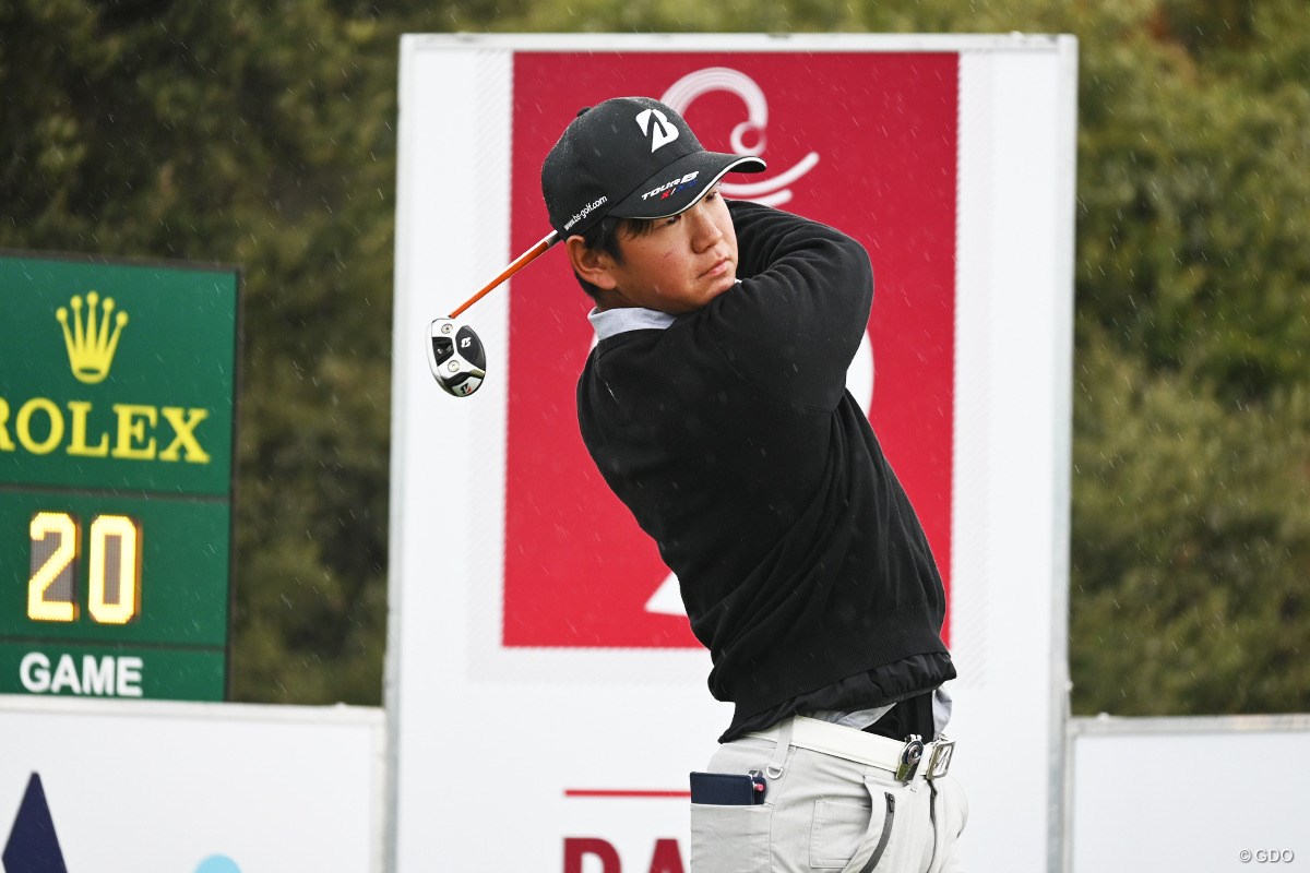 2023年 アジアパシフィックアマチュアゴルフ選手権 初日 佐藤快斗
