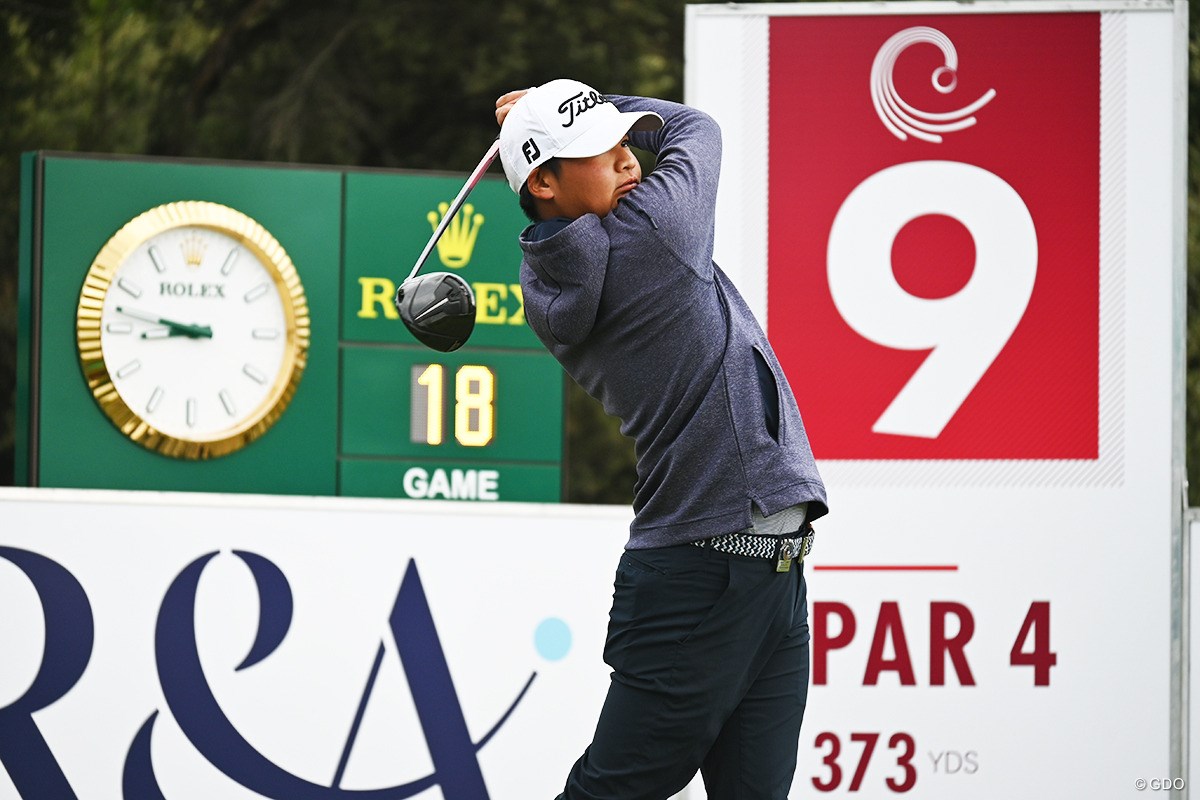 2023年 アジアパシフィックアマチュアゴルフ選手権 初日 カズマ・コボリ