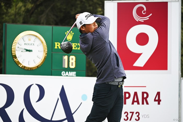 長野生まれ、ニュージーランド育ちのカズマ・コボリが首位発進 2023年 アジアパシフィックアマチュアゴルフ選手権 初日 カズマ・コボリ