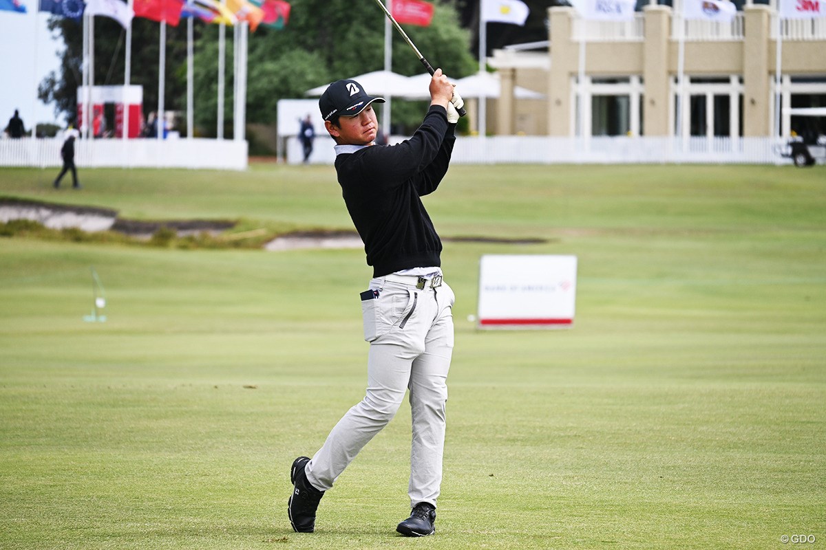 2023年 アジアパシフィックアマチュアゴルフ選手権 初日 佐藤快斗