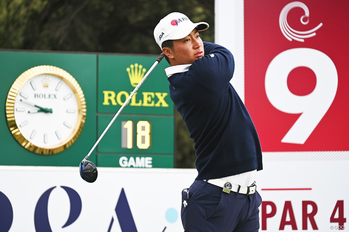 2023年 アジアパシフィックアマチュアゴルフ選手権 初日 杉浦悠太