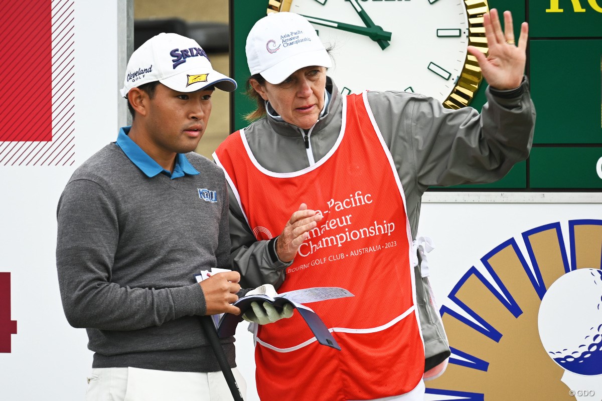 2023年 アジアパシフィックアマチュアゴルフ選手権 3日目 山下勝将