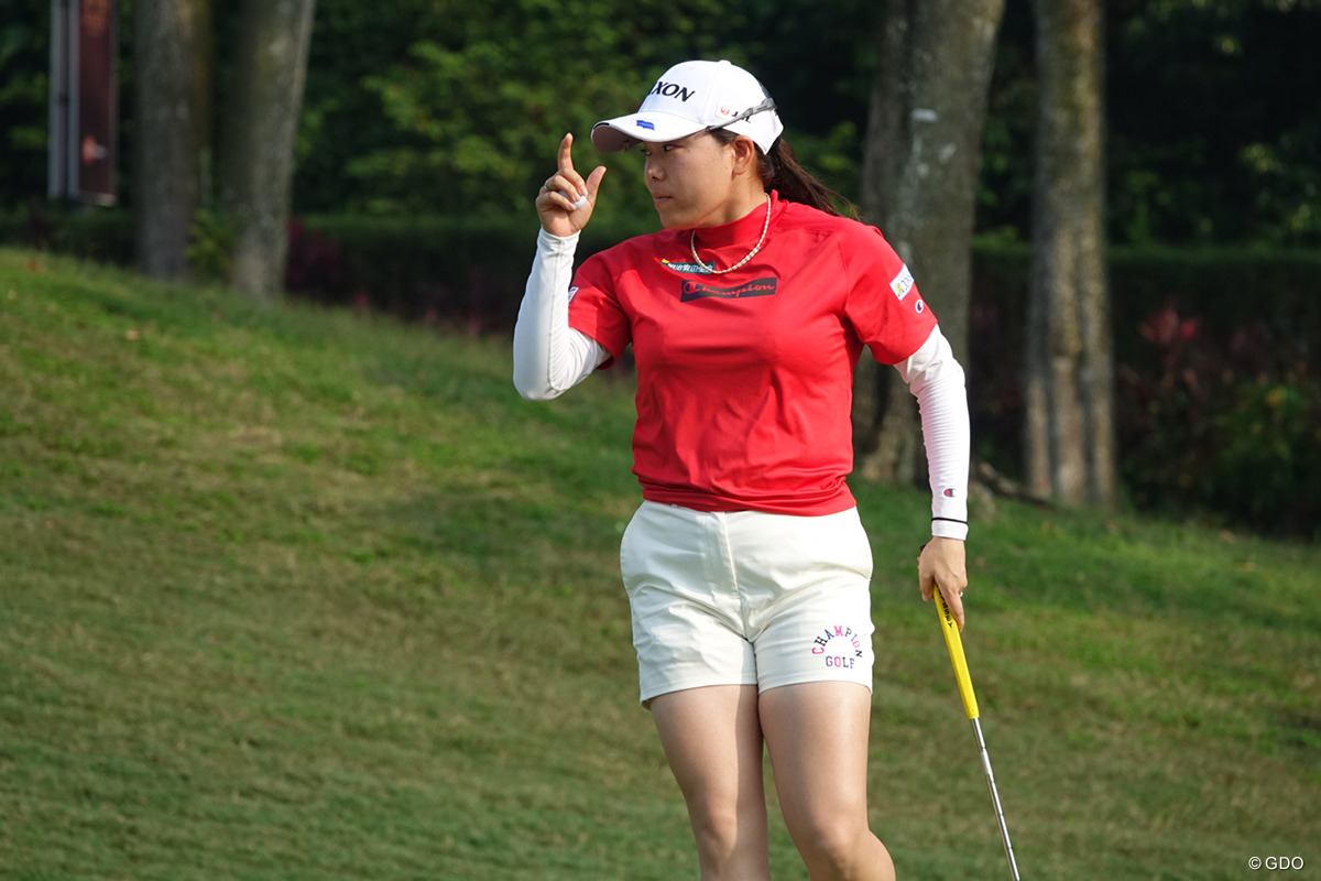 ゴルフができれば幸せ」勝みなみ浮上 暫定順位は来季シード圏内【LPGA 