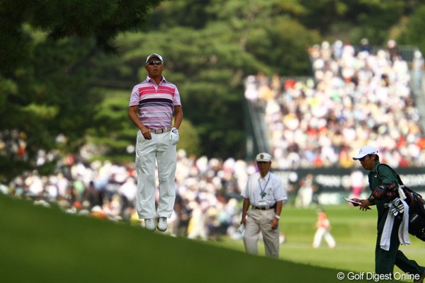 2010年 日本オープンゴルフ選手権競技 3日目 谷口徹 「どこ？」