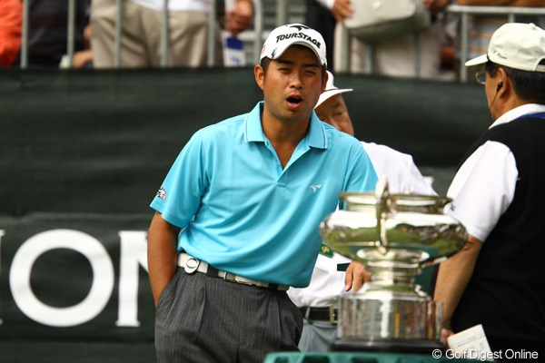 2010年 日本オープンゴルフ選手権競技 最終日 池田勇太 「俺もあのデカイ優勝カップ欲しいなぁ。」