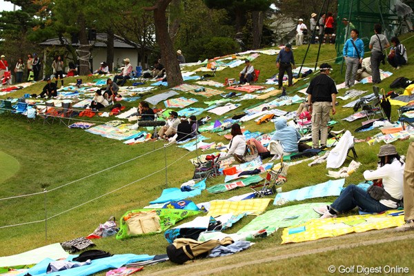 2010年 日本オープンゴルフ選手権競技 最終日 18番グリーンサイド