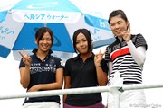 2010年 富士通レディース 最終日 （左から）森美穂・青木瀬令奈・高橋恵